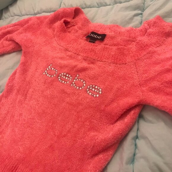 Y 2 K Pink Bebe Off The - Picture 3 of 4